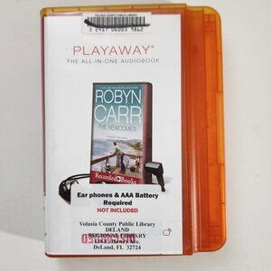 The Newcomer by Robyn Carr Playaway Audiobook, Former Library Copy